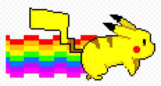 Nyan Cat Pikachu PNG Photos