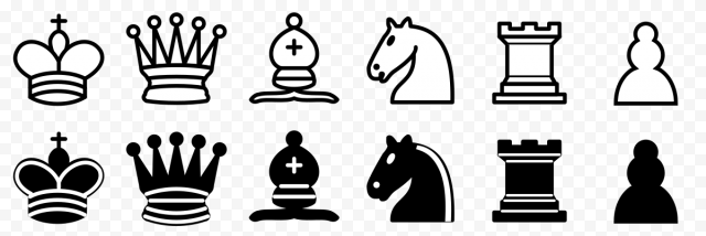 Battle Chess Pieces PNG File