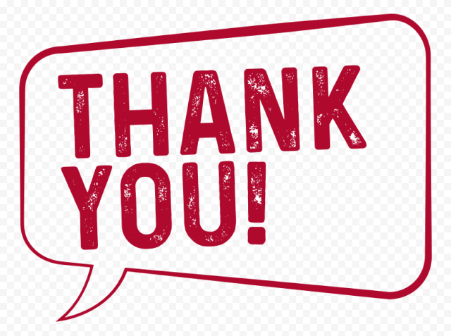 Animated Thank You PNG Photo