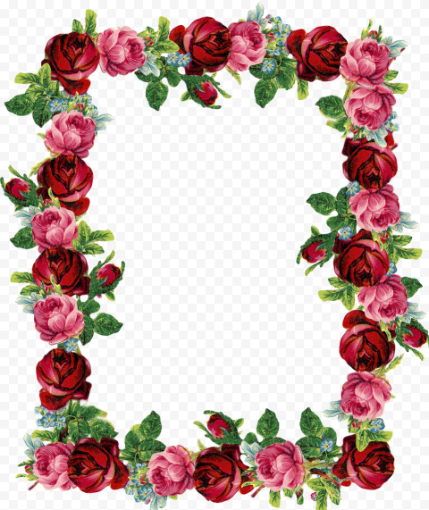 Antique Border PNG Background Image