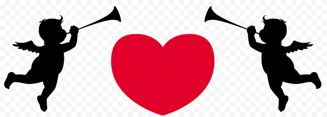 Vector Valentines Day Cupid PNG Clipart