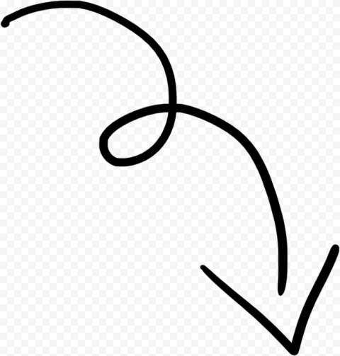 Hand drawn arrow, arrow, the dotted line, hand