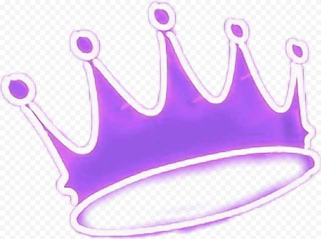 crown transparent neon