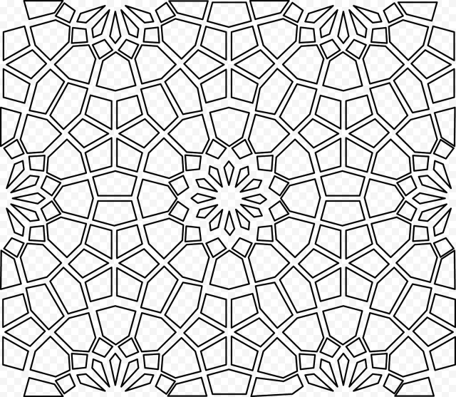 Islamic geometric patterns Islamic architecture Islamic art Pattern, islamic, symmetry, monochrome, religion